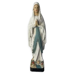 Ancienne vierge en plâtre