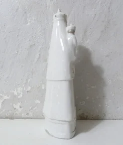 Ancienne vierge Marie statue en porcelaine Notre Dame 16,5 cm