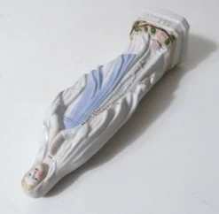 Ancienne vierge Marie statue en biscuit 25,5 cm
