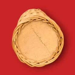 Ancien porte-parapluie en osier tressé – fabrication artisanale - années 70