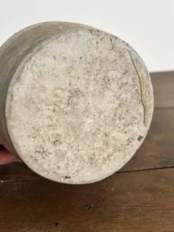 Ancien pot à graisse/vase en grès vernissé vintage – 2 anses