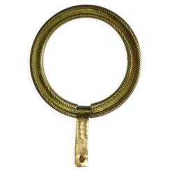 Anneau à tirer second-Empire en bronze