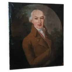 An old portrait of a gentleman dating from the late 18th century
