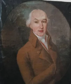 An old portrait of a gentleman dating from the late 18th century