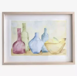 Aquarelle post impressionniste, Allemagne années 90