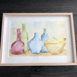 Aquarelle post impressionniste, Allemagne années 90