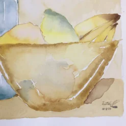 Aquarelle post impressionniste, Allemagne années 90