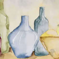 Aquarelle post impressionniste, Allemagne années 90