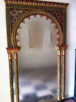 Arche miroir Radjastan ancien 190x120 cm