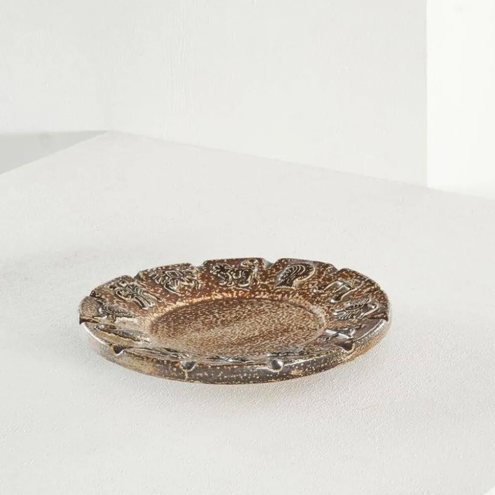 Armogrès Schale 'Zodiac' en poterie des années 1960
