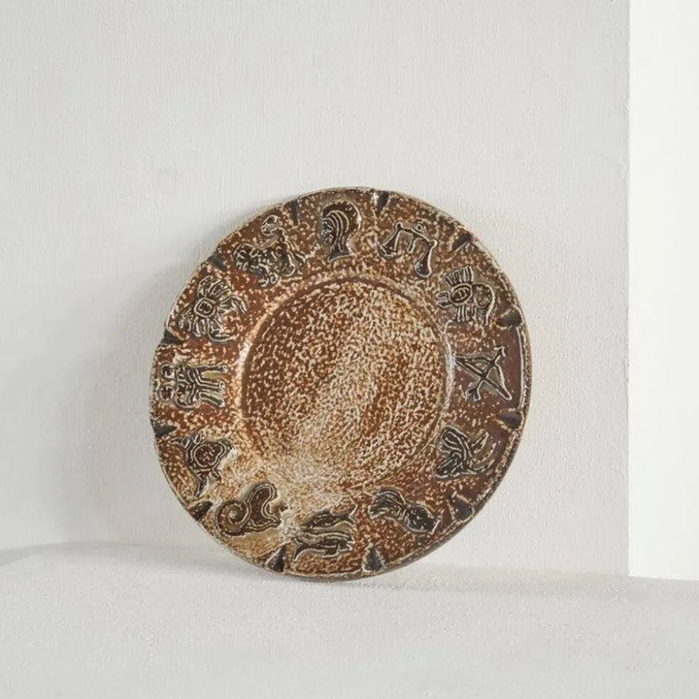 Armogrès Schale 'Zodiac' en poterie des années 1960