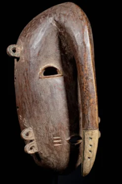 Art Africain Afrique Tribal - Masque Djimini Ligbi Kulango - 31 Cms