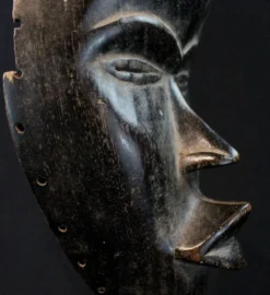 Art Africain - Ancien Masque de course Ethnie Dan - Côte d'Ivoire - 22,5