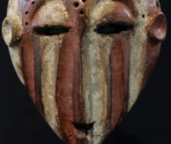 Art Africain Tribal - Masque Kela Yela RDC - 24,5 Cms