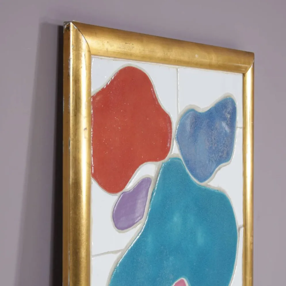 Art céramique encadré des années 1990 par Jan Snoeck, Pays-Bas