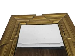 Art déco – Miroir tabernacle – doré – verre taillé – 19e siècle