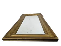 Art déco – Miroir tabernacle – doré – verre taillé – 19e siècle