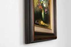 Artiste belge, Nature morte avec un bouquet de fleurs, années 1950, huile sur toile,