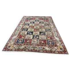 Authentique Tapis Persan Bakhtiar Saman Fait Main 318x198 cm 100% Laine