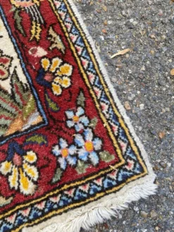 Authentique Tapis Persan Bakhtiar Saman Fait Main 318x198 cm 100% Laine