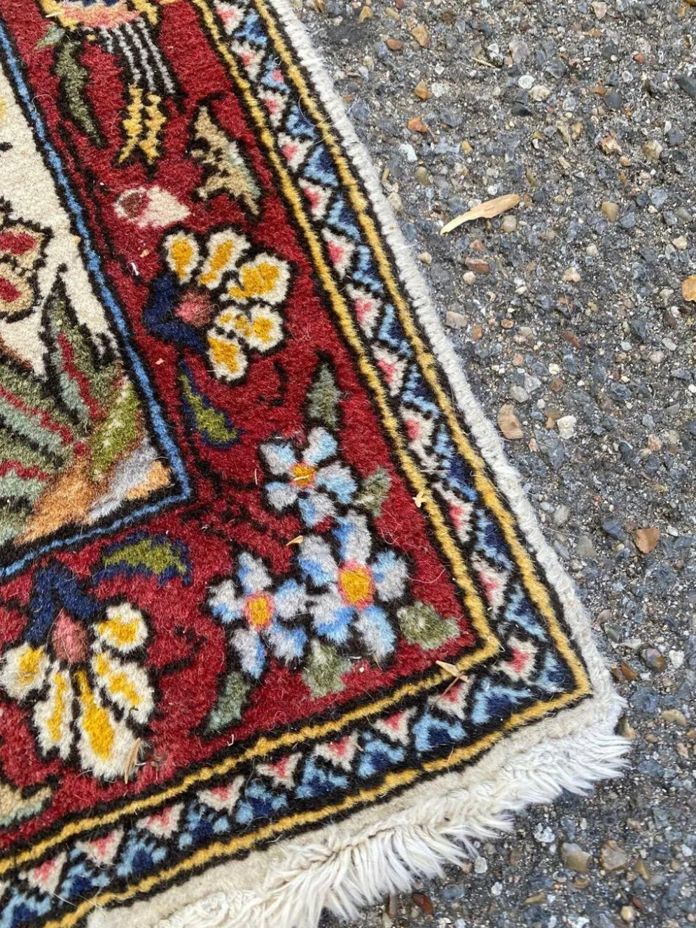 Authentique Tapis Persan Bakhtiar Saman Fait Main 318x198 cm 100% Laine