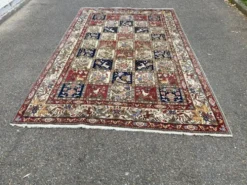 Authentique Tapis Persan Bakhtiar Saman Fait Main 318x198 cm 100% Laine