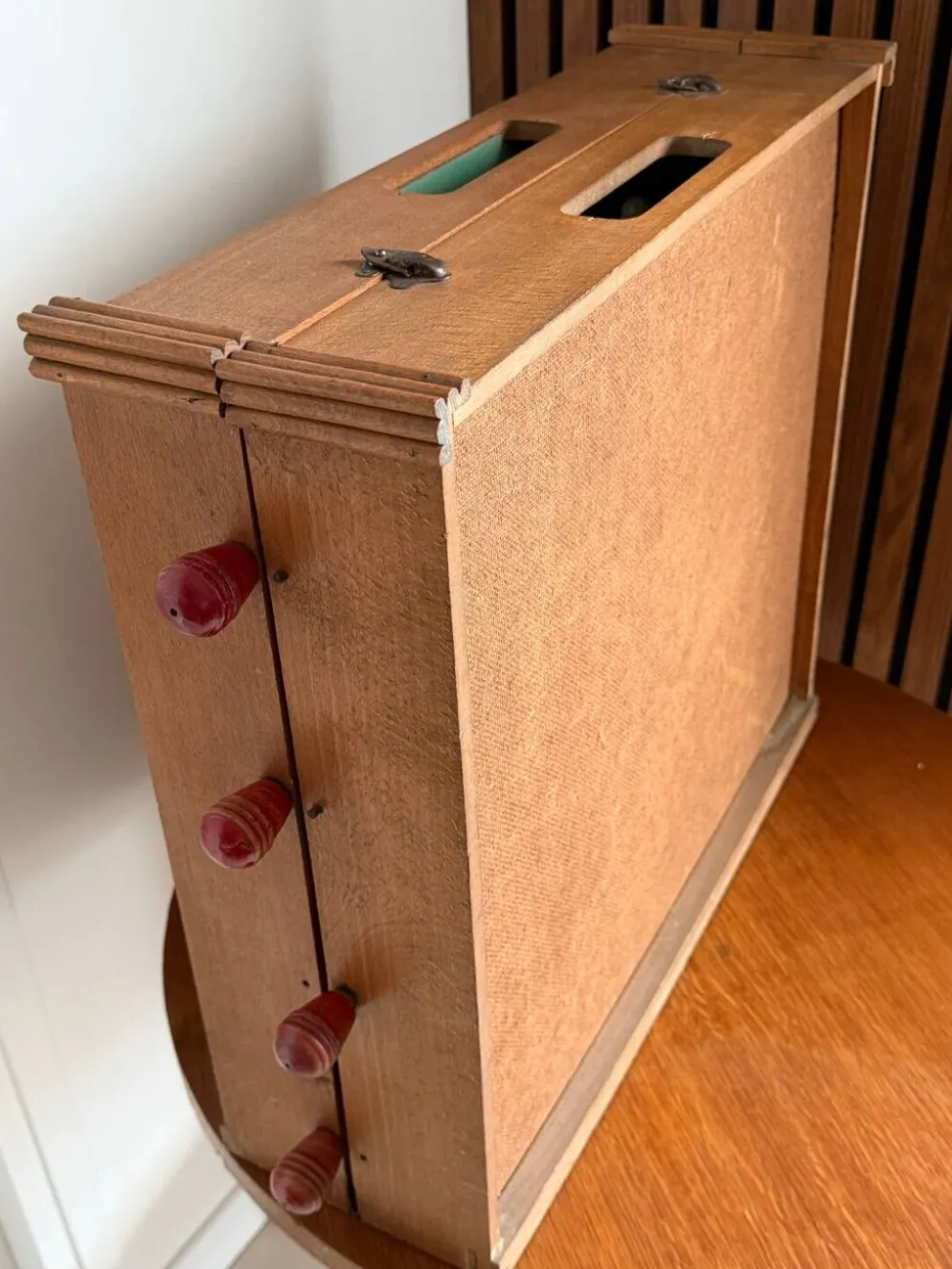 Baby-foot pliant en bois vintage