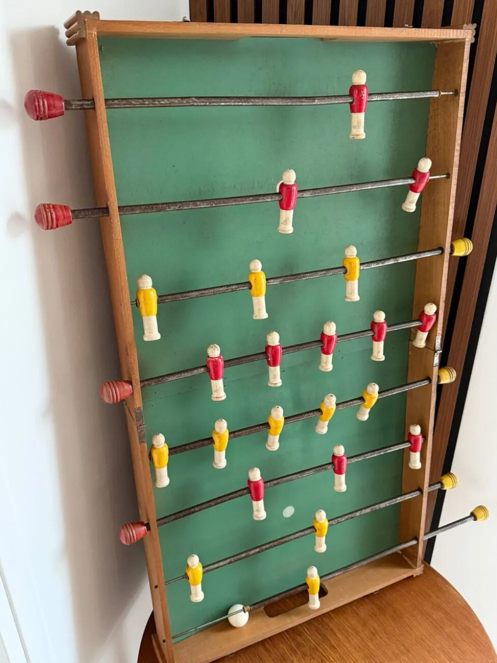 Baby-foot pliant en bois vintage