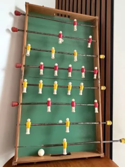 Baby-foot pliant en bois vintage