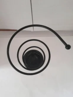 Bac porte-parapluie spirale métallique