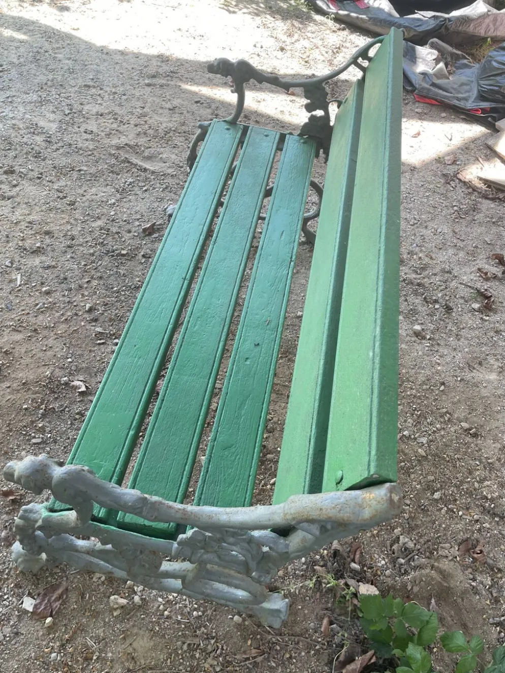 Banc ancien de style Coalbrookdale