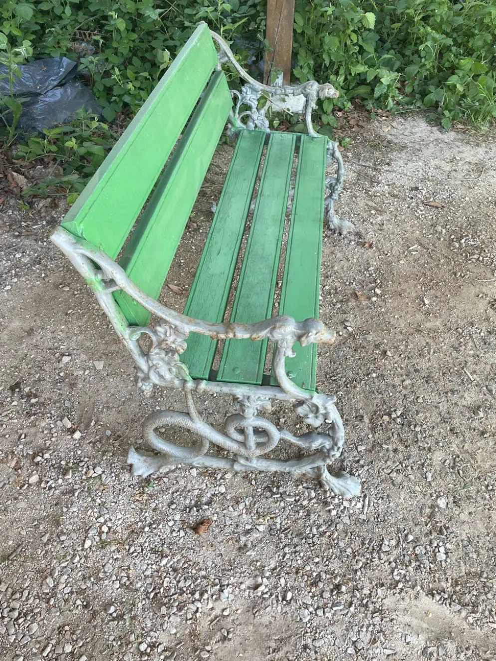 Banc ancien de style Coalbrookdale