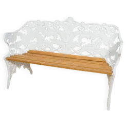 Banc de jardin Coalbrookdale de style victorien, Royaume-Uni, années 1950