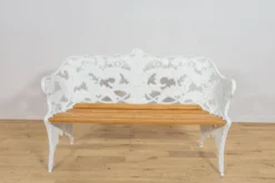 Banc de jardin Coalbrookdale de style victorien, Royaume-Uni, années 1950