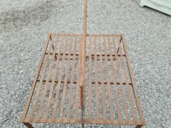 Banc de jardin dos à dos en fer forgé