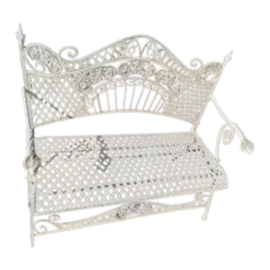 Banc de jardin en fer