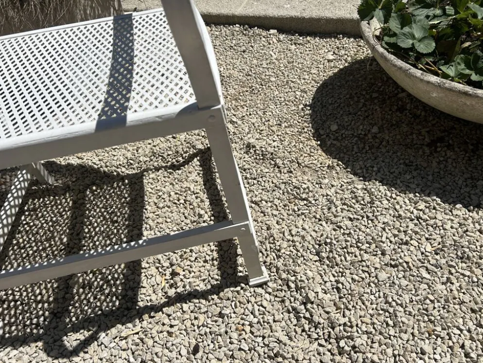 Banc de jardin en fer riveté Gustave Serrurier Govy, 1900-1910