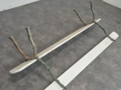Banc de jardin en fonte modèle branche d'arbre