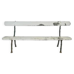 Banc de jardin en fonte modèle branche d'arbre