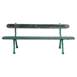 Banc de jardin public fonte XIXe