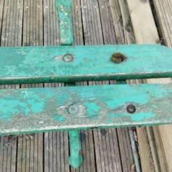Banc de jardin public fonte XIXe
