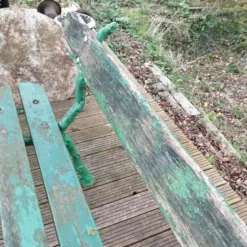 Banc de jardin public fonte XIXe