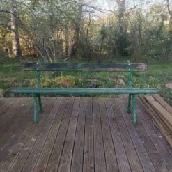 Banc de jardin public fonte XIXe