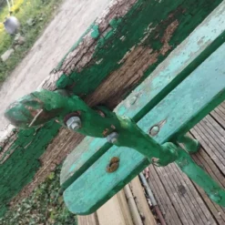 Banc de jardin public fonte XIXe
