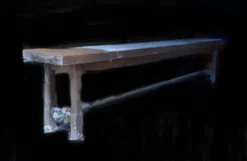 Banc en chêne vintage