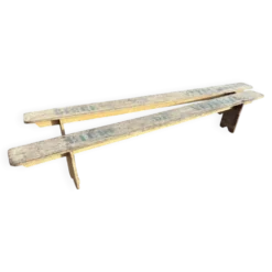 2 bancs de brasserie