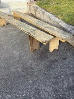 2 bancs de brasserie