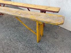 Bancs pliants de brasserie
