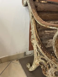 banc style colonial ancien