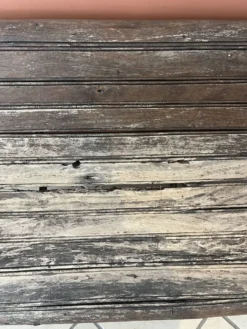 banc style colonial ancien